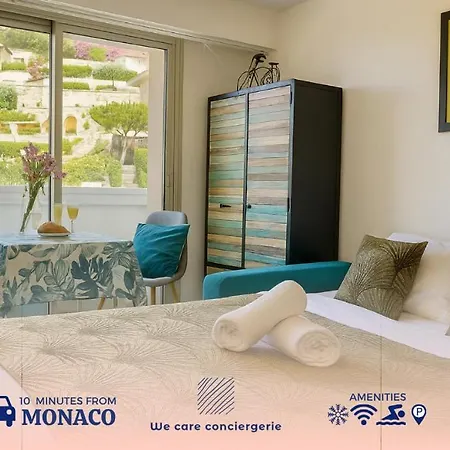 Vue Mer, Piscine, 5 Mn Monaco Et Plages Roquebrune-Cap-Martin